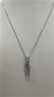 Halskette Floriddia Gioielli Dame in Weißgold Diamante 0.12 Ct HBF123-1871 COLLANA FIORELLA - HBF123-1871 COLLANA FIORELLA